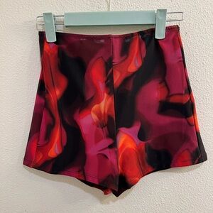 NWT White Fox Hot Pants Pink Flame Shorts